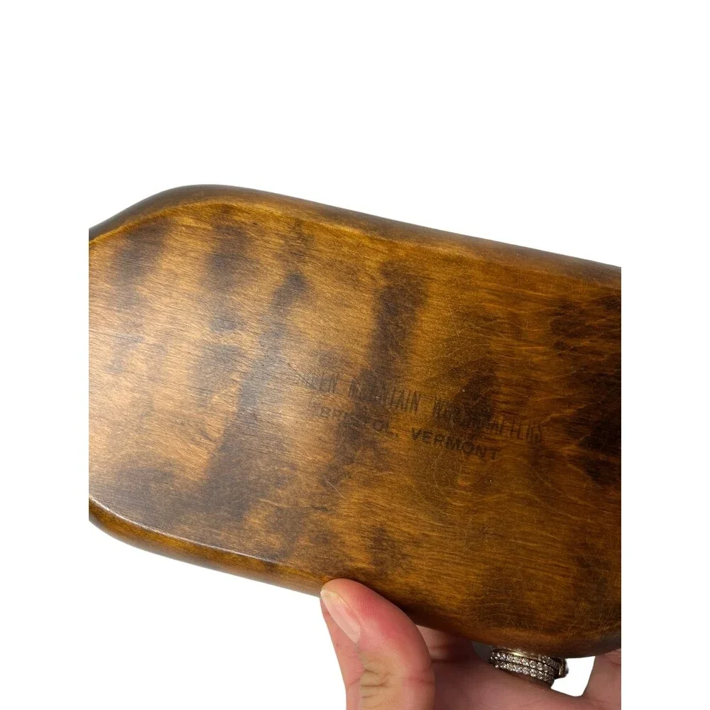 Vintage MCM wood salt and pepper shakers
